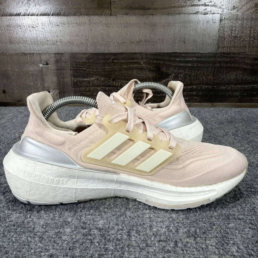 Adidas Ultraboost Light Wonder Quartz Pink Comfy Low Top Athletic Shoes Womens 8